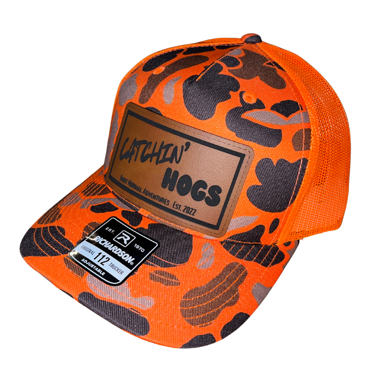 Catchin' Hogs - orange camo