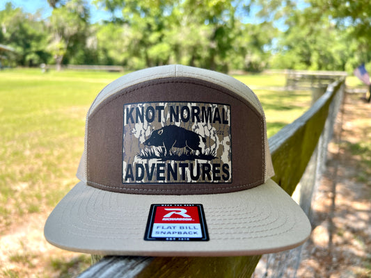 Camo Hog - 7panel Khaki/Brown