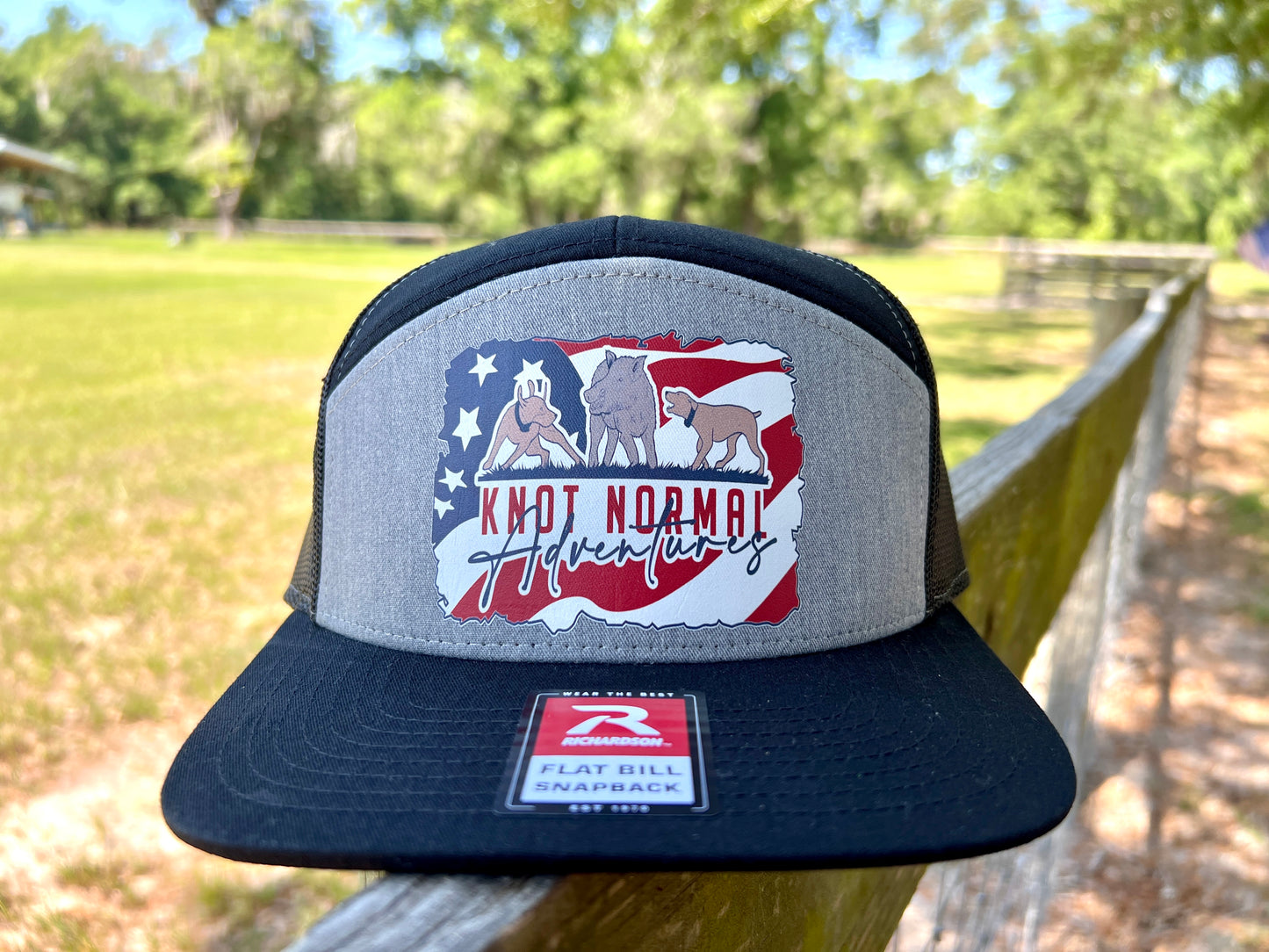'Merica Hog Bay - 7panel Black/Grey